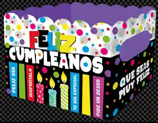 Caja Ancheta Grande Feliz Cumpleaños X 1 Unidad