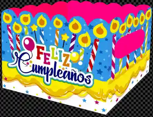 Caja Ancheta Grande Feliz Cumpleaños X 1 Unidad