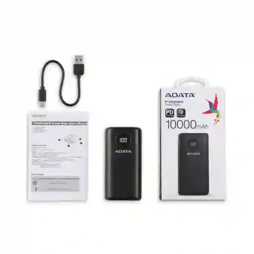 Powerbank Adata Ap10000qcd Negra