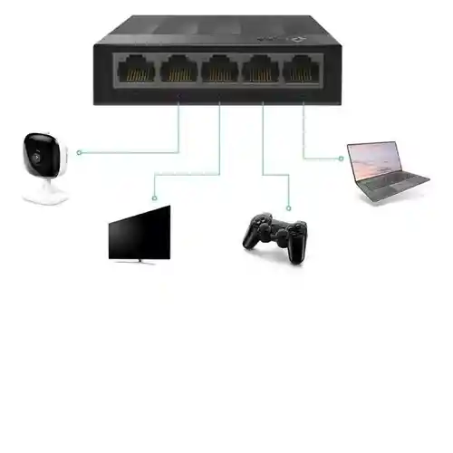 Tp-link Ls1005g Switch Escritorio Litewave 5 Puertos Gigabit