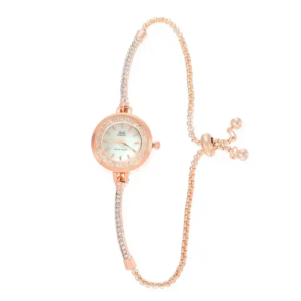 Reloj Qyq Murano Elegante Star Diamond Mujer +estuche