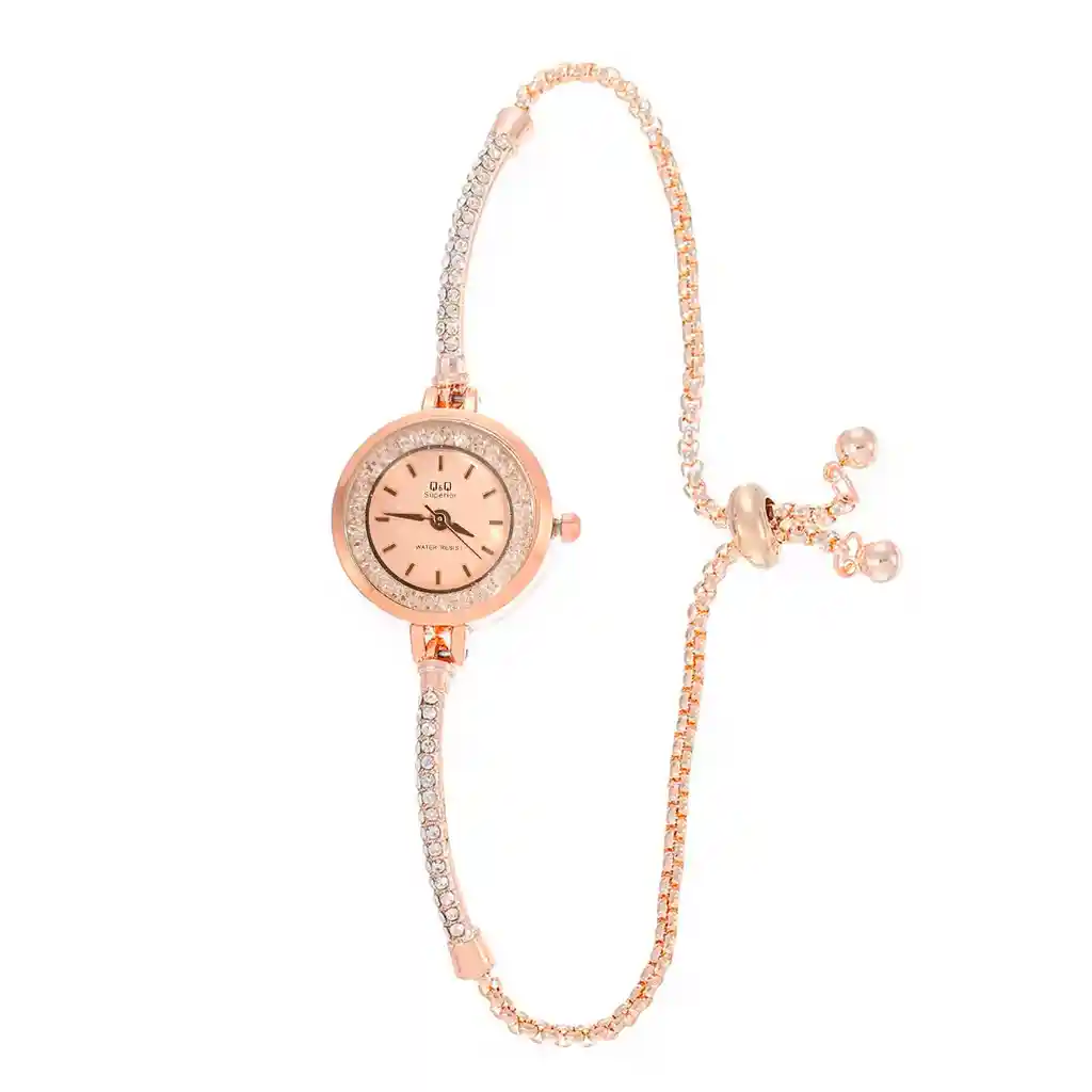 Reloj Qyq Murano Elegante Star Diamond Mujer +estuche