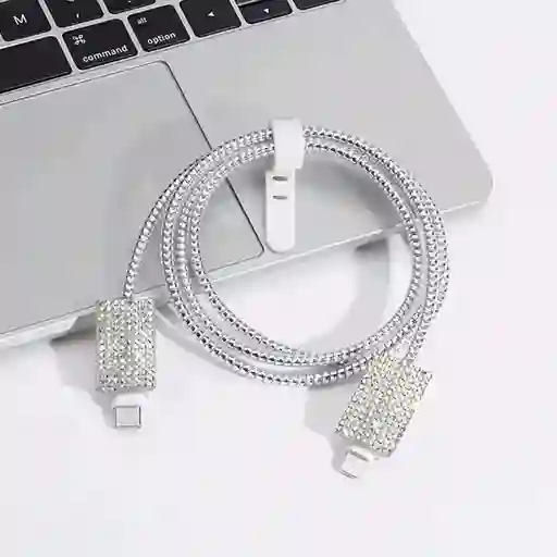 Protector De Cargador Perlado Para Iphone