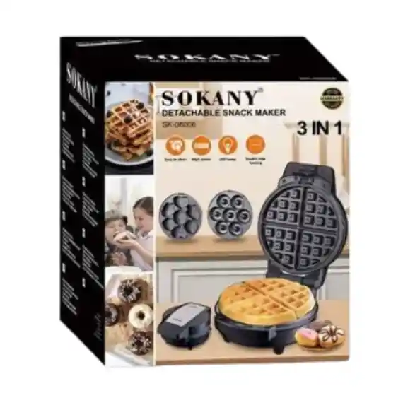 Waflera Sokany 3 En 1 Multifuncional