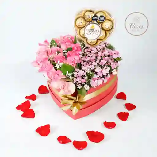 Caja Corazon Beso Chino