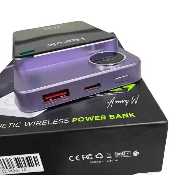 Cargador Inalambrico | Magsafe | Power Bank De 10.000mah | 22.5w