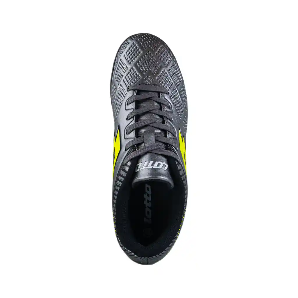 Zapatilla Turf Futbol Lotto Enzo Hge H4, Sintética, Natural Gris Talla 10