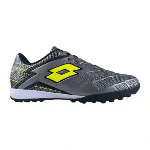 Zapatilla Turf Futbol Lotto Enzo Hge H4, Sintética, Natural Gris Talla 10
