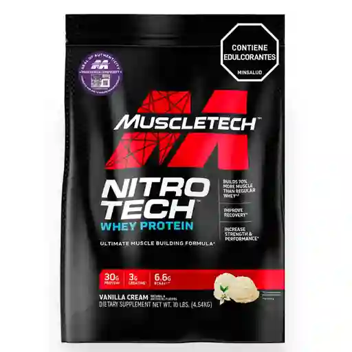 Muscletech Nitro Tech X 10 Libras Vainilla