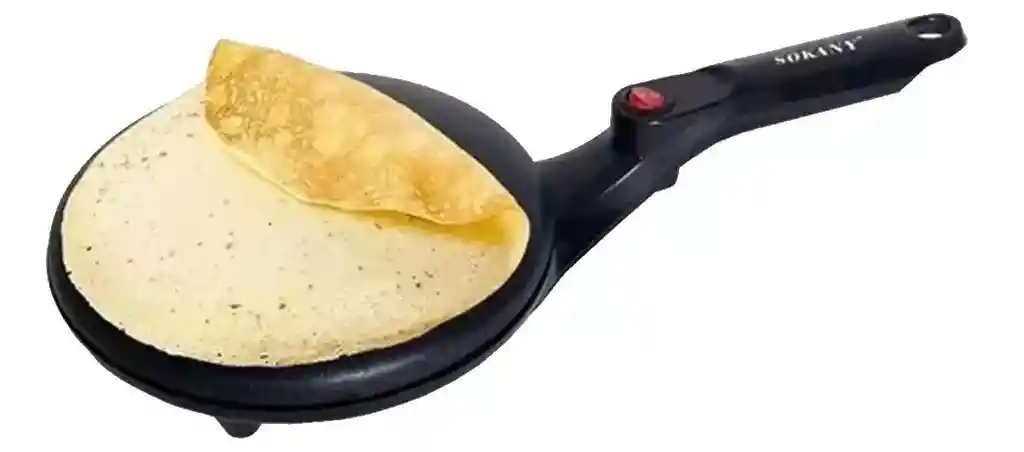 Maquina Eléctrica Crepes Sokany Antiadherente Multifunción