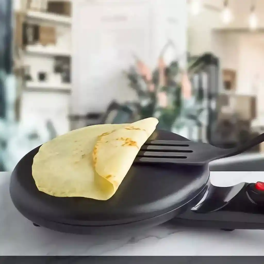 Maquina Eléctrica Crepes Sokany Antiadherente Multifunción
