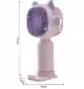 Ventilador De Mano Portatil Yase 2251a Rosado