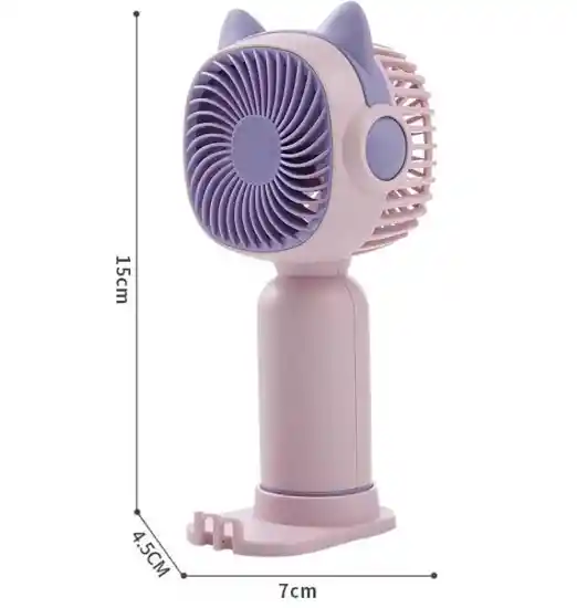 Ventilador De Mano Portatil Yase 2251a Rosado