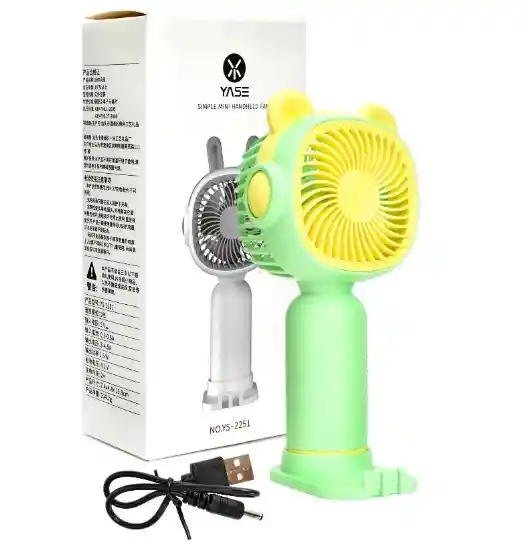 Ventilador De Mano Portatil Yase 2251a Verde