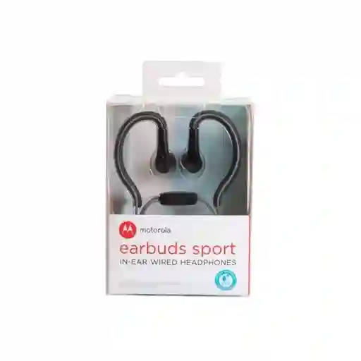 Audifonos Motorola Earbuds Sport Sh008 ( Negro Azul )