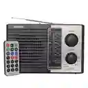 Radio Recargable, Usb, Sd, Bluetooth, Am, Fm, Sw, Control Remoto Sonivox