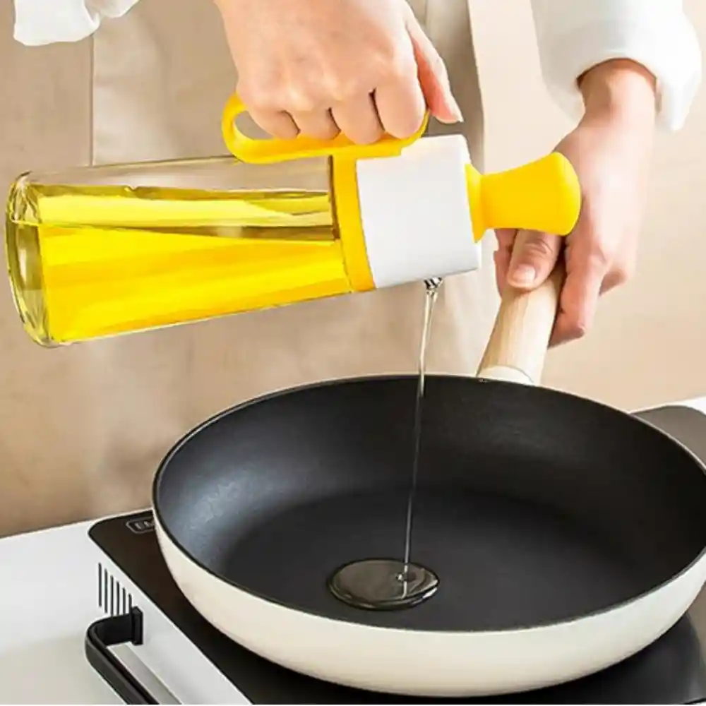 Dispensador De Aceite Con Brocha Silicona