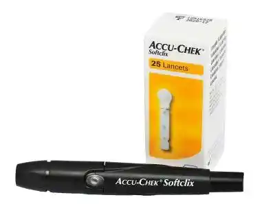 1 Dispositivo De Punción Accu-chek Softclix + 25 Lancetas