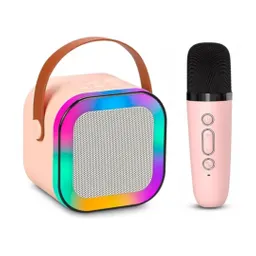 Parlante Karaoke Portátil Mini Con Micrófono Inalámbrico Bt