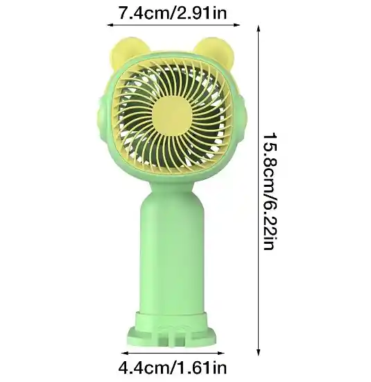 Ventilador De Mano Portatil Yase 2251a Verde