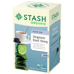 Te Stash Black Tea Organic Earl Grey, Te Negro Organico – 18 Bolsitas 1.03 Oz (29.2 G)