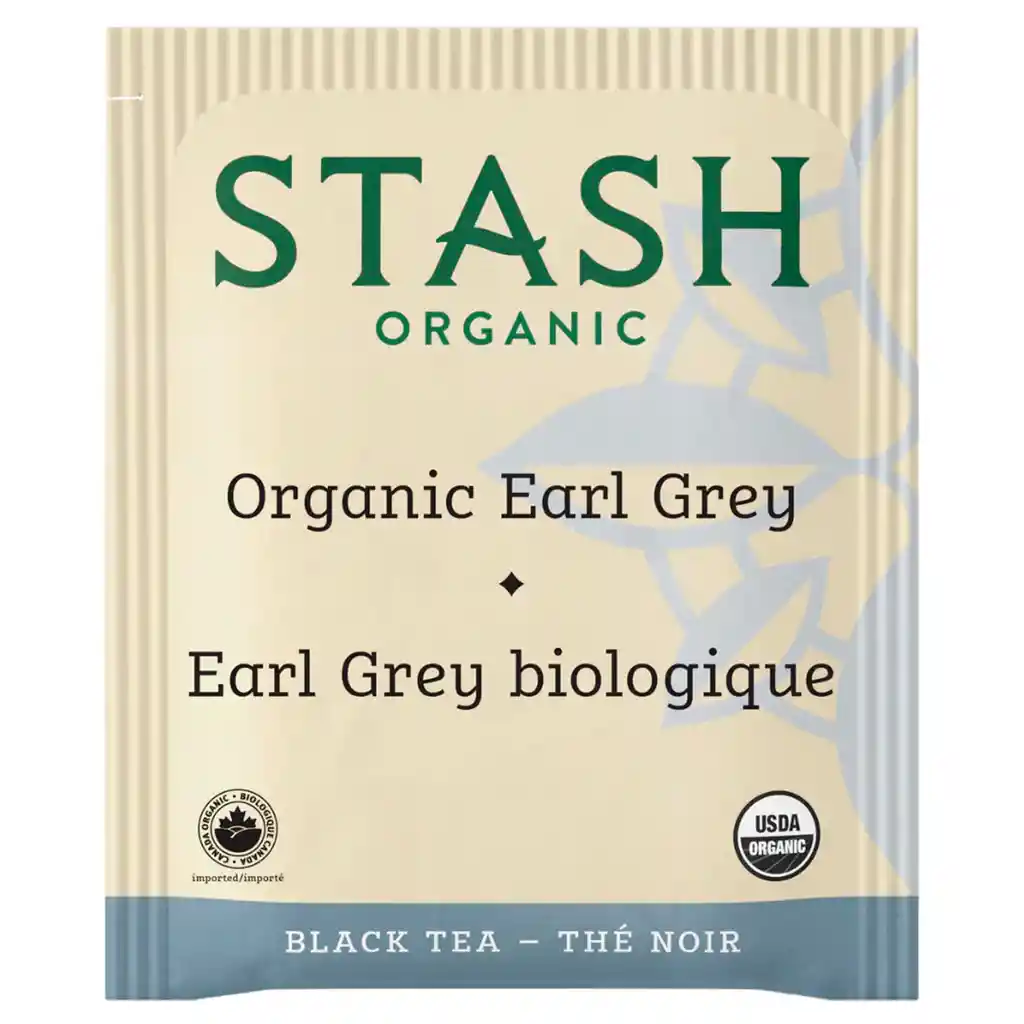 Te Stash Black Tea Organic Earl Grey, Te Negro Organico – 18 Bolsitas 1.03 Oz (29.2 G)