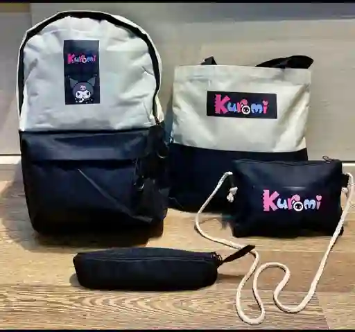 Kit X4 De Bolsos Kuromi