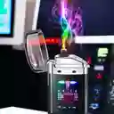 Encendedor Eléctrico De Doble Arco Recargable Por Usb, Pantalla De Batería De Plasma