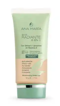 Ana Maria Base Radiante 6 En 1 Tono Medio Claro 50g
