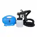 Pistola Para Pintar Compresor Paint Spray Sopladora Zoom Color Azul 110v