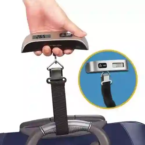 Bascula Balanza Digital Gynipot Gy-1522 Pesa Maleta Viaje, Portátil
