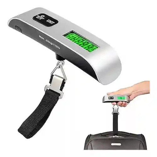 Bascula Balanza Digital Gynipot Gy-1522 Pesa Maleta Viaje, Portátil