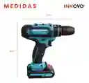 Taladro Percutor Inalambrico Mandril Metálico Doble Bateria 38v Pro Con Estuche