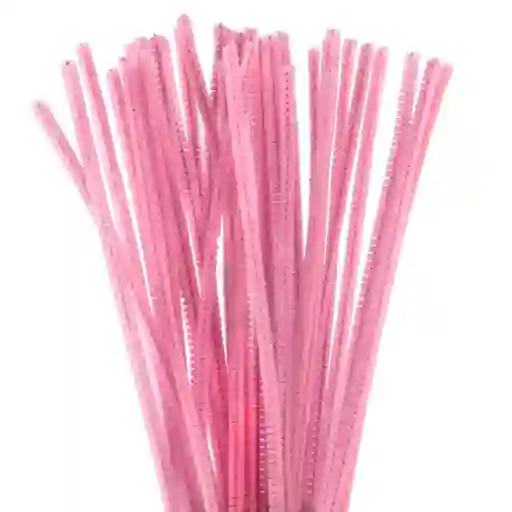 Limpiapipas Rosado Claro X 10und