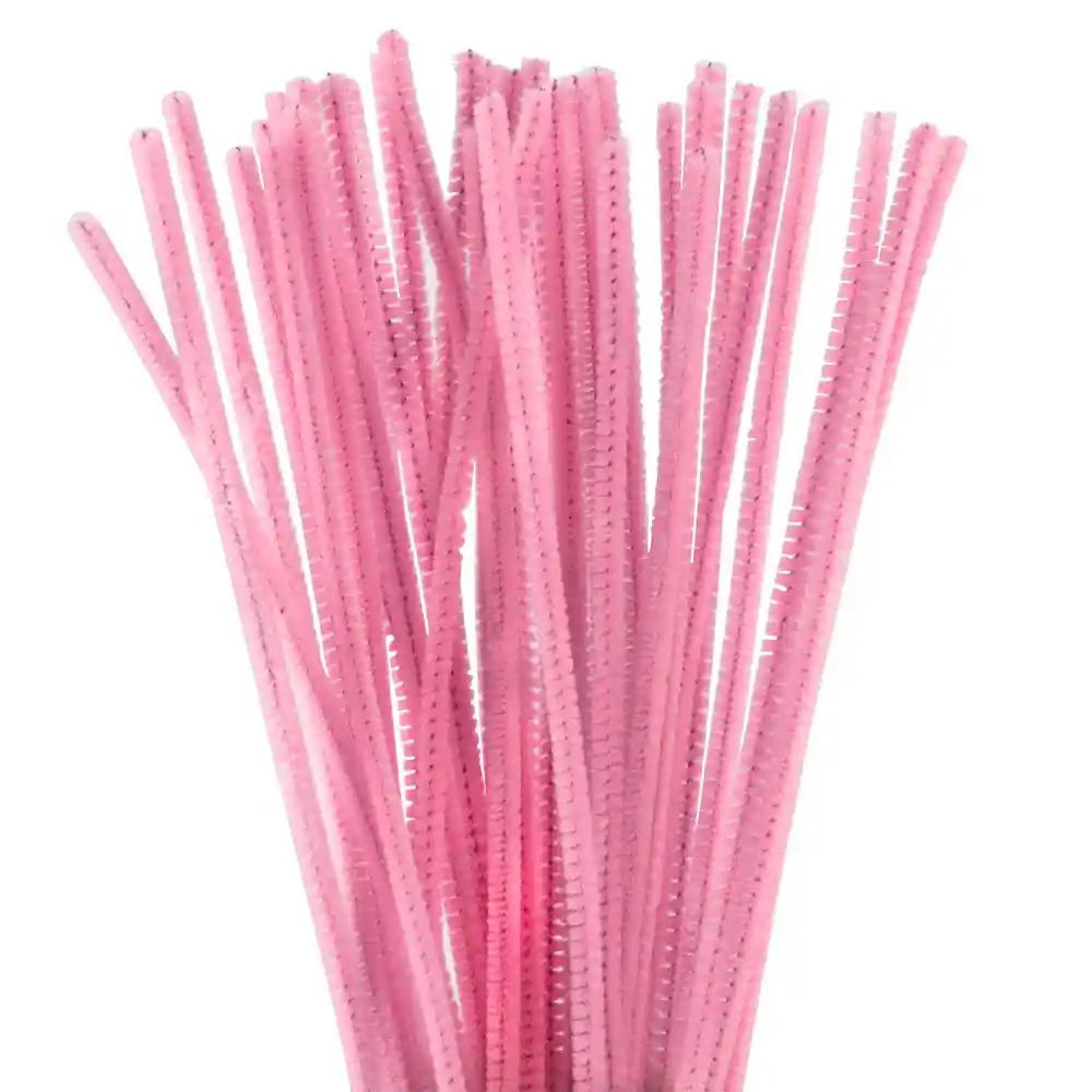 Limpiapipas Rosado Claro X 10und
