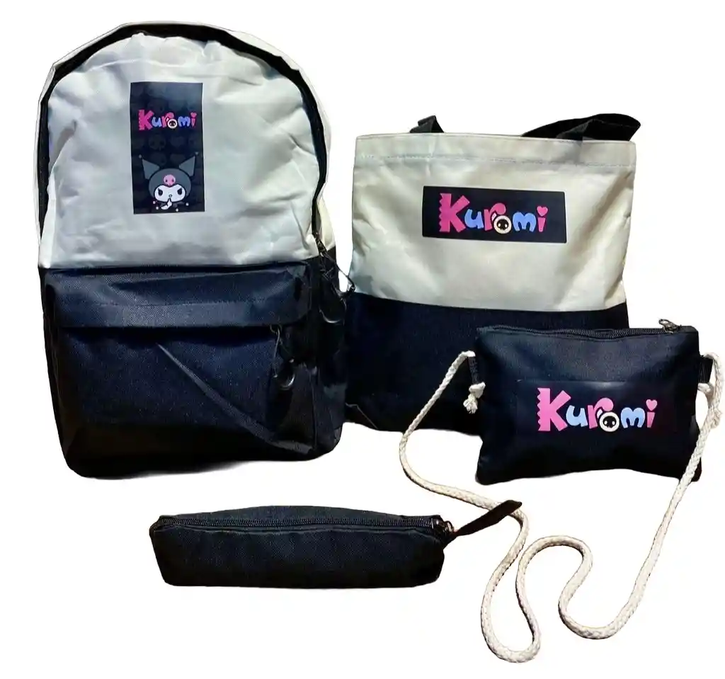 Kit X4 De Bolsos Kuromi