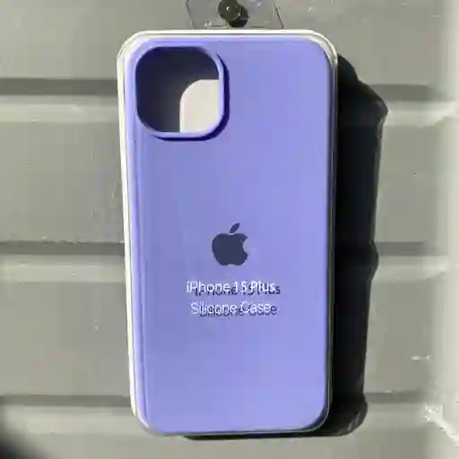 Forro Iphone 15plus / Silicona Morado