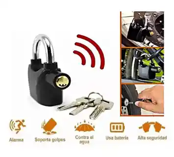 Candado Alarma Motos Bicicletas Sonido