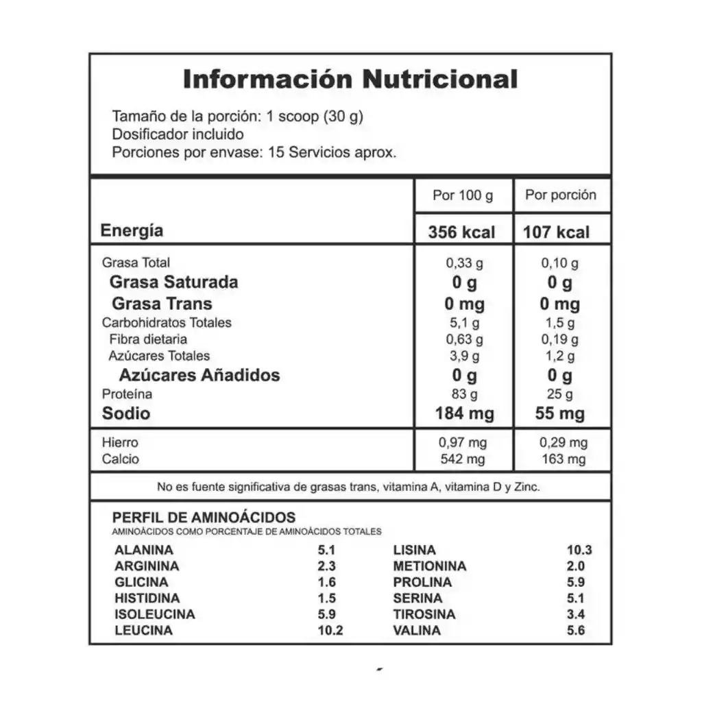 Whey Pure 1lb - Smart Nutrition - Vainilla
