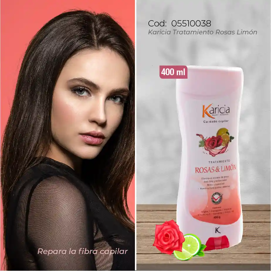 Shampoo Karicia Rosas Y Limon