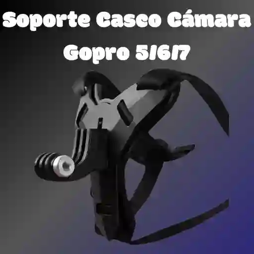 Soporte Para Casco De Motocicleta Para Cámara Gopro 5/6/7