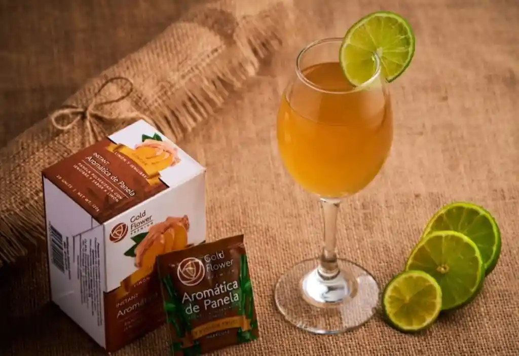 Infusión De Panela Sabor Jengibre, Miel Y Limón