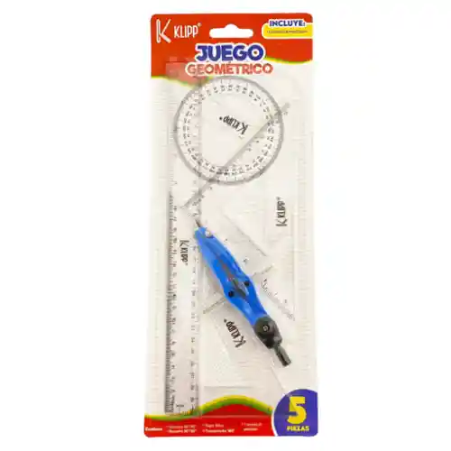 Juego Geometrico Klipp 5 Piezas