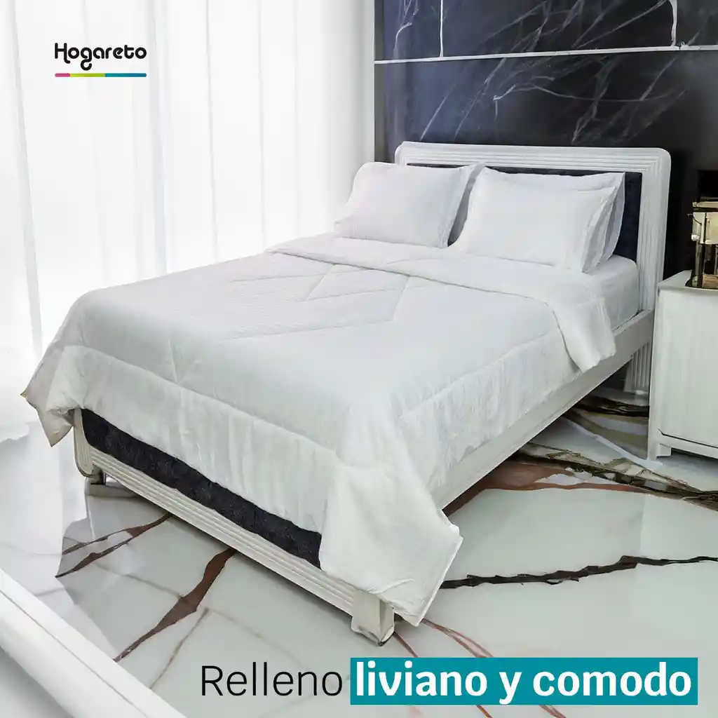 Edredón Cubrelecho Doble Faz Para Cama Doble (140x190 Cm)