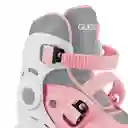 Patines En Línea 2 En 1 Rosados Ajustables Para Niños