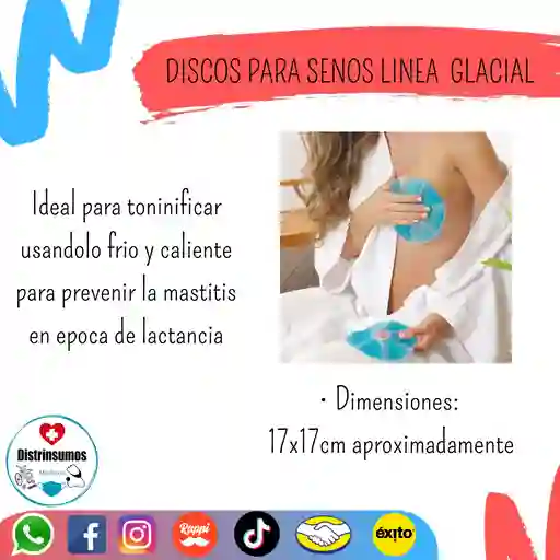 Discos Para Senos En Gel Linea Glacial