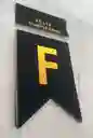 Letrero Feliz Cumpleaños Negro Escarchado / Banderin Feliz Cumpleaños