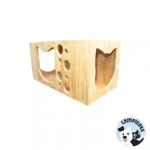 Casa 3 Caras Extendida Para Gatos