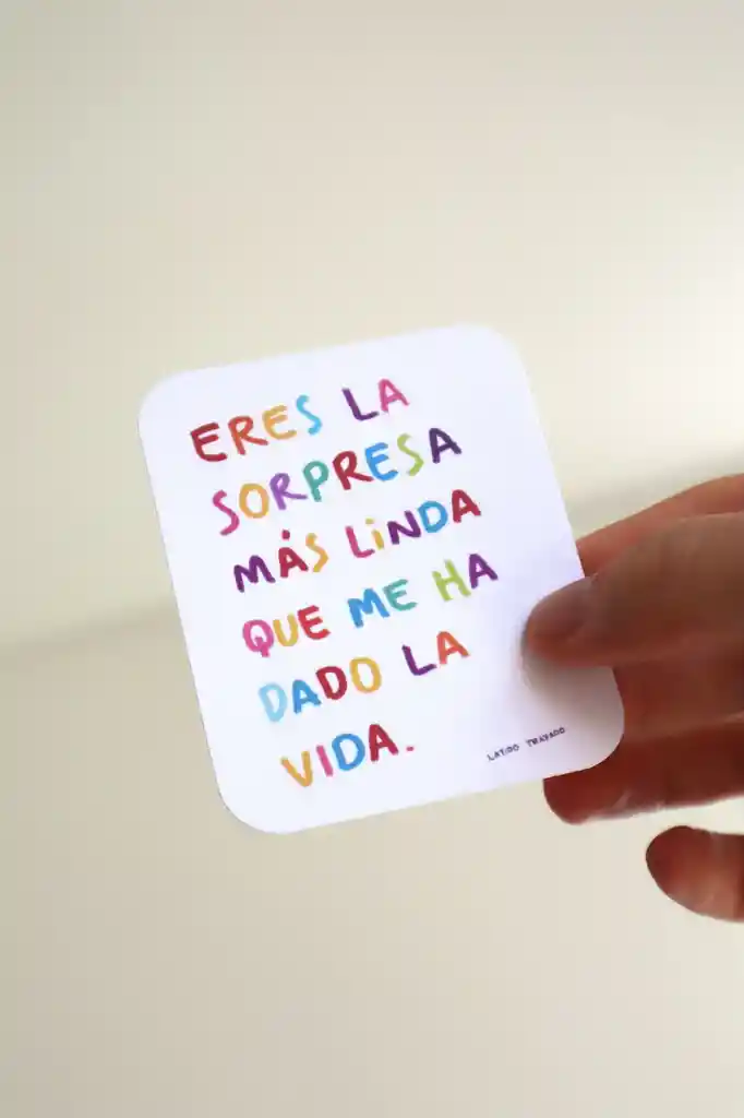 Tarjeta Regalo: Eres La Sorpresa Mas Bonita