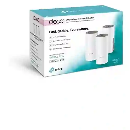 Tp-link Sistema Wifi Mesh Para Hogar Deco E4 (3-pack) Ac1200
